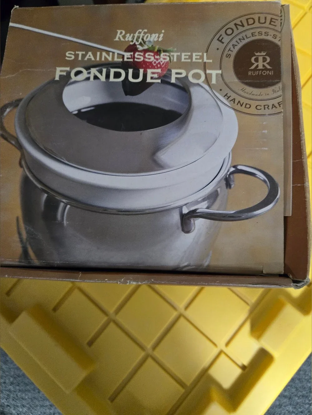 Ruffoni Stainless-Steel Fondue Pot - Silver